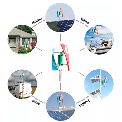 VWAT vertikale vertikale Windkraftanlage-Arten der Achsen-Windkraftanlage-2KW 3KW 48V 96V