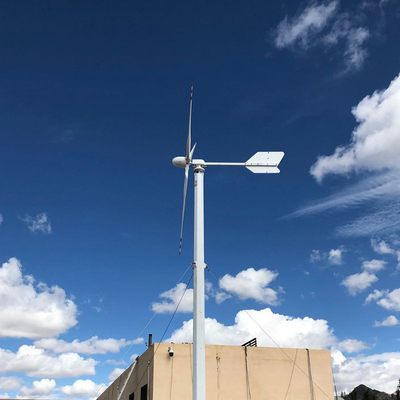 5000W horizontale axiale weiße horizontale Wind-Generatoren der Windkraftanlage-1KW 48V 220V für Hauptgebrauch