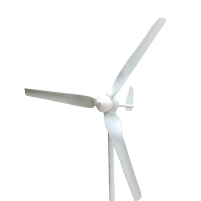 Weiße kleine horizontale Windkraftanlage für Hauptgebrauch 600W 800W 1000W 12V 24V 48V