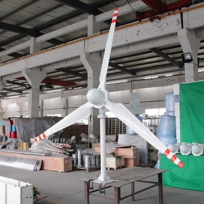 Glasfaser-Blatt-Dach-Windkraftanlage-Generator-roter Wohnwind-Generator
