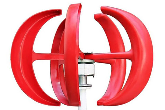 roter Langsamläufer der Laternen-100W der Windkraftanlage-12V 24V