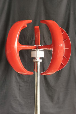 100 Watt-rotes Laternen-Windkraftanlage-Generator-Nylonblatt ODM-ODM